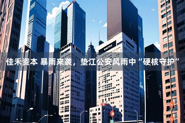 佳禾资本 暴雨来袭，垫江公安风雨中“硬核守护”