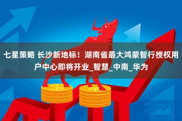 七星策略 长沙新地标！湖南省最大鸿蒙智行授权用户中心即将开业_智慧_中南_华为