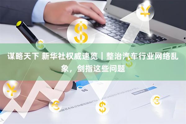 谋略天下 新华社权威速览｜整治汽车行业网络乱象，剑指这些问题